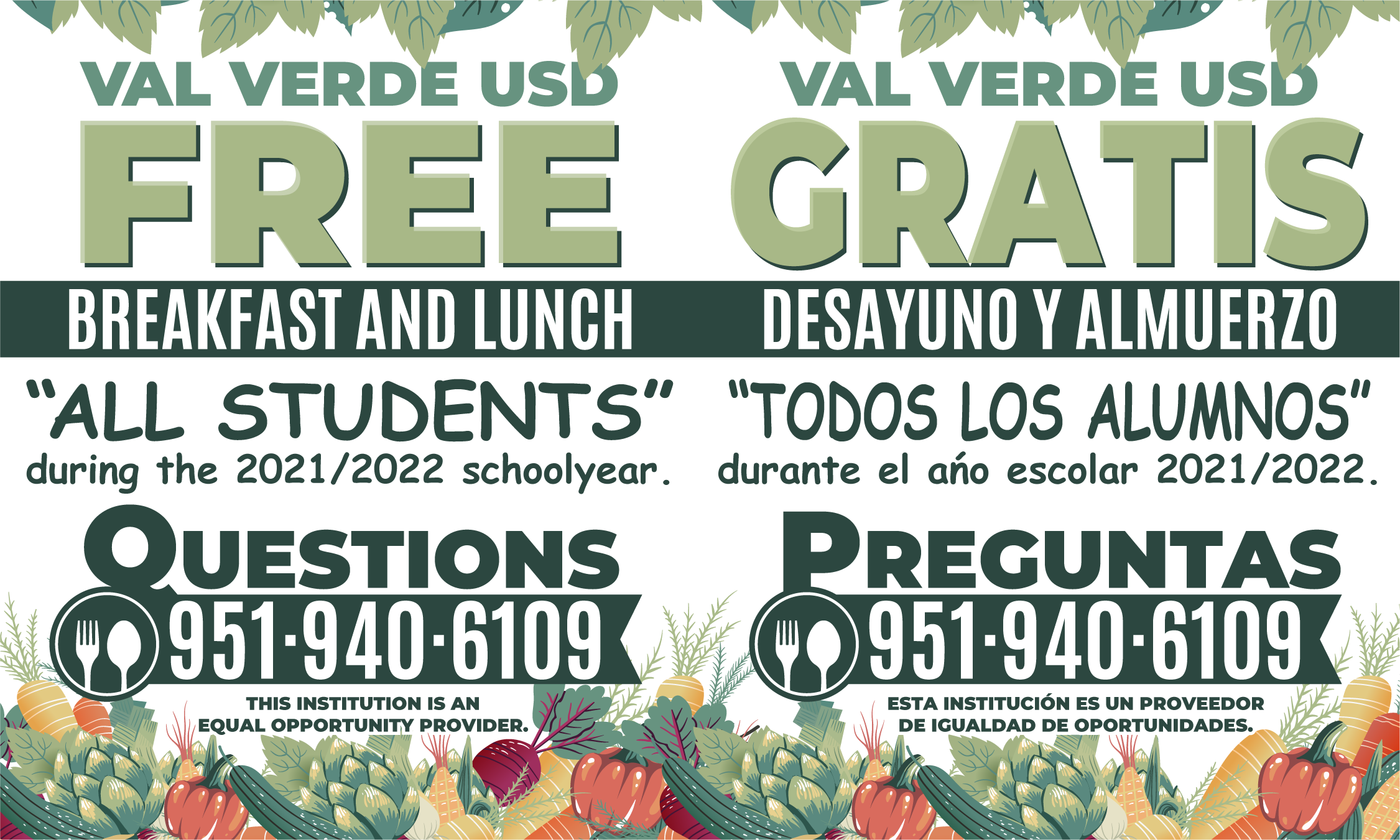 Food Services Val Verde Unified School District